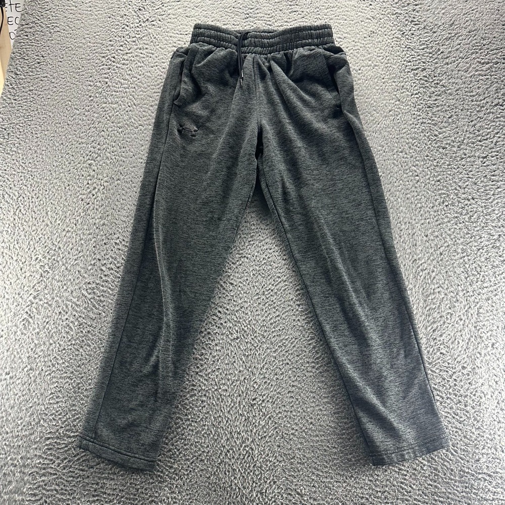 Under Armour Sweatpant Mens M Gray Fleece Lined Polyester Basketball Performance